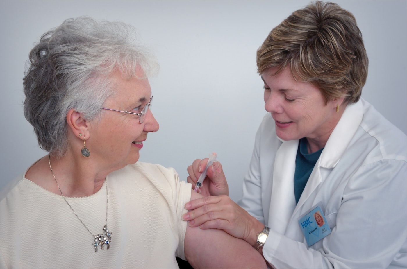 Amcare Pro caregiver with a patient