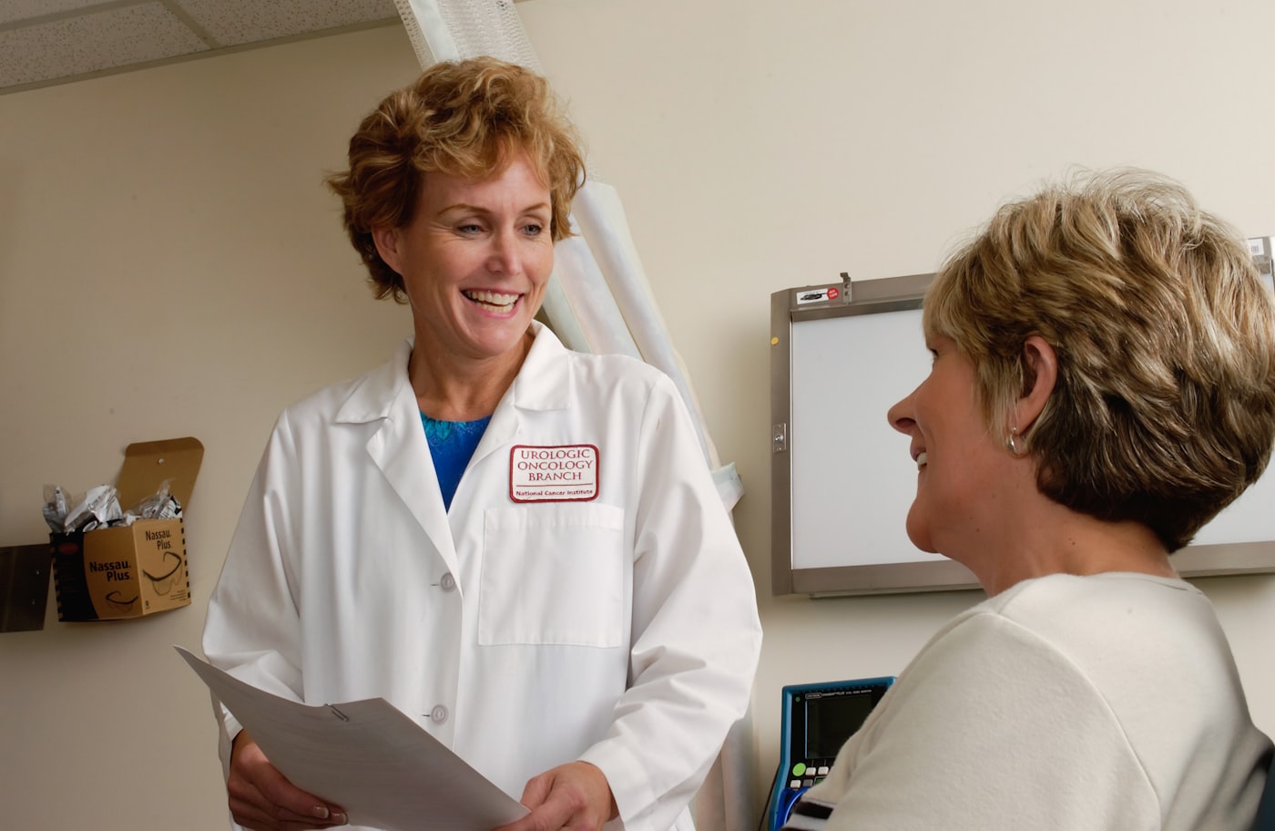 An Amcare Pro clinician caring for a patient